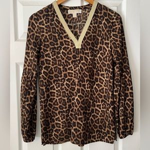Michael Kors Cheetah Print Women’s Blouse